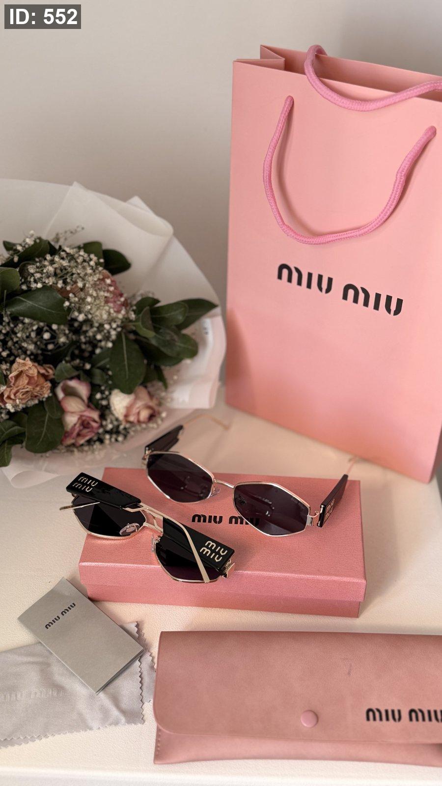 نظارة MIU MIU / فل بكج علبة وكيس كواليتي ماستر