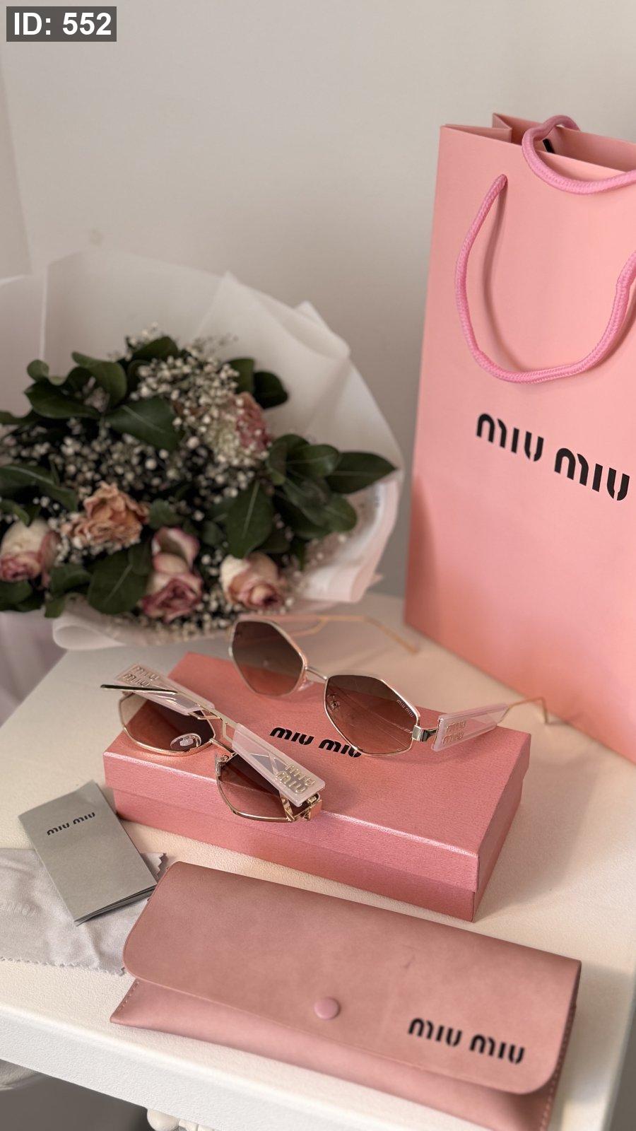 نظارة MIU MIU / فل بكج علبة وكيس كواليتي ماستر