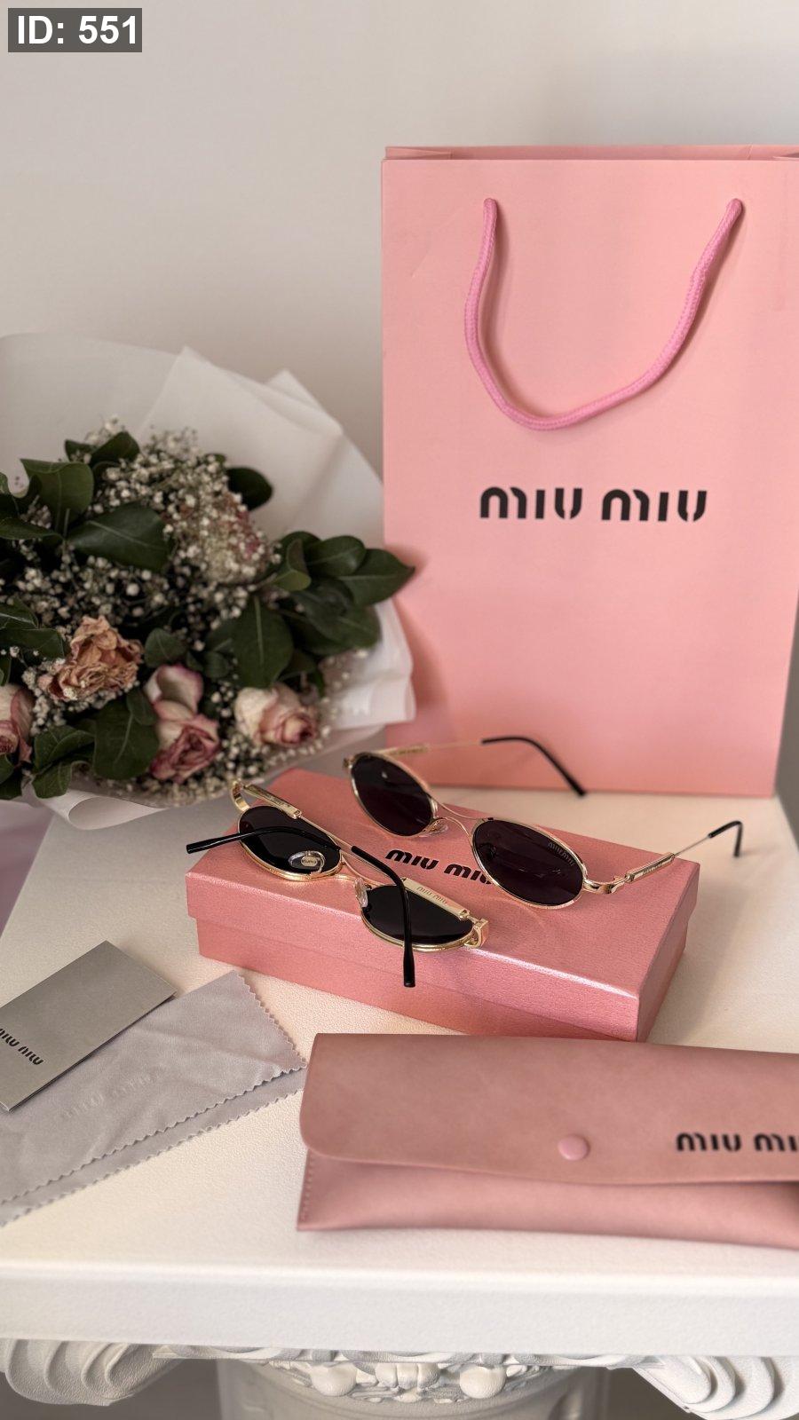 نظارة MIU MIU / فل بكج علبة وكيس كواليتي ماستر