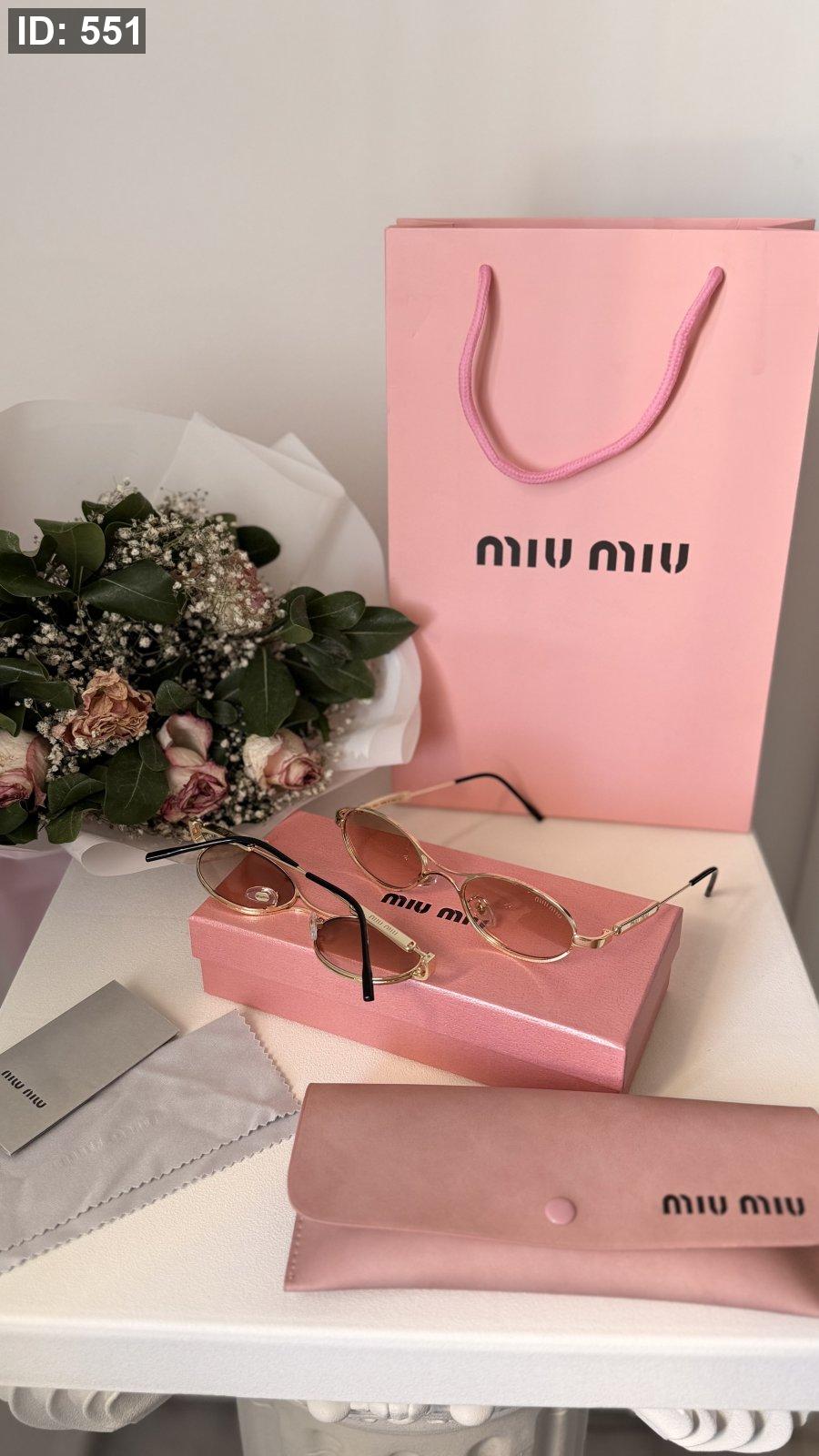 نظارة MIU MIU / فل بكج علبة وكيس كواليتي ماستر