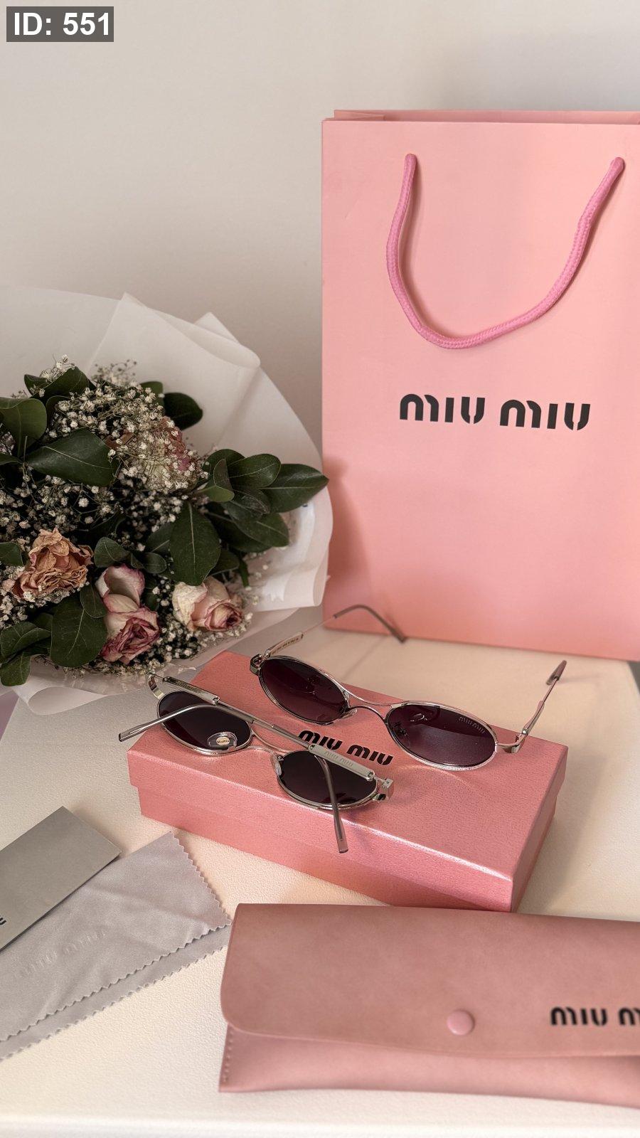 نظارة MIU MIU / فل بكج علبة وكيس كواليتي ماستر