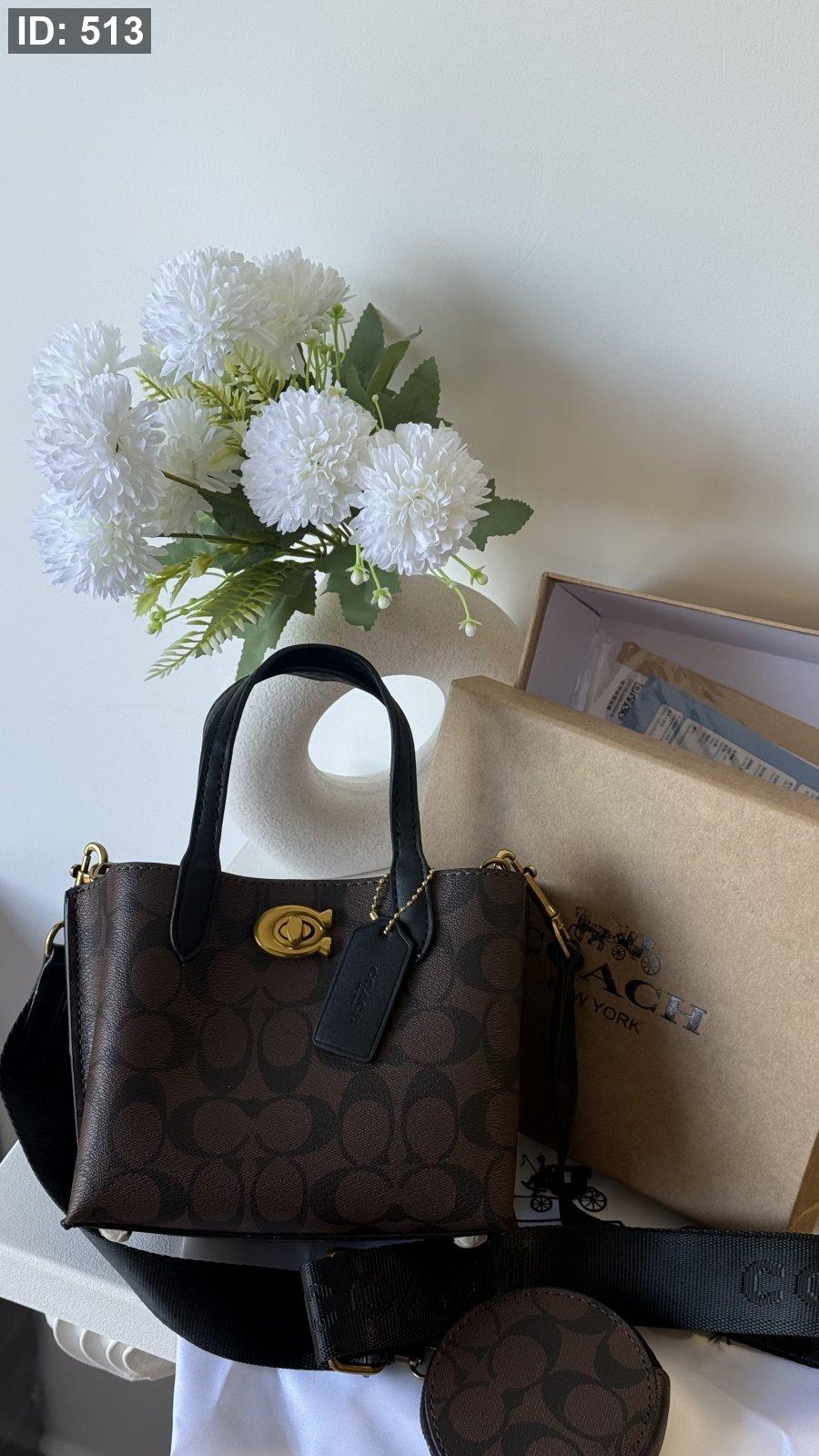 شنطة - Coach willow tote bag 18 / شامل علبة كواليتي ماستر
