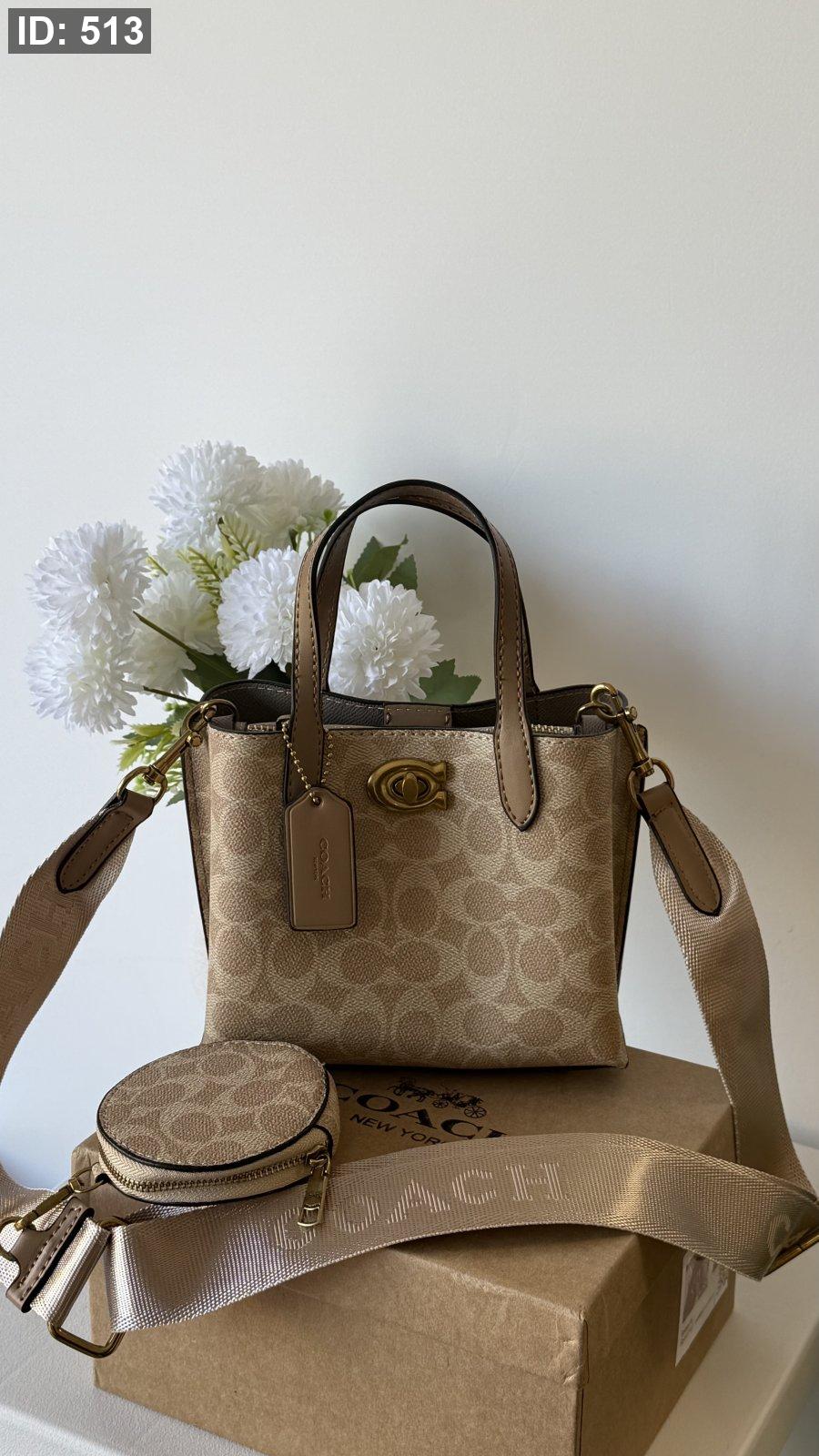 شنطة - Coach willow tote bag 18 / شامل علبة كواليتي ماستر